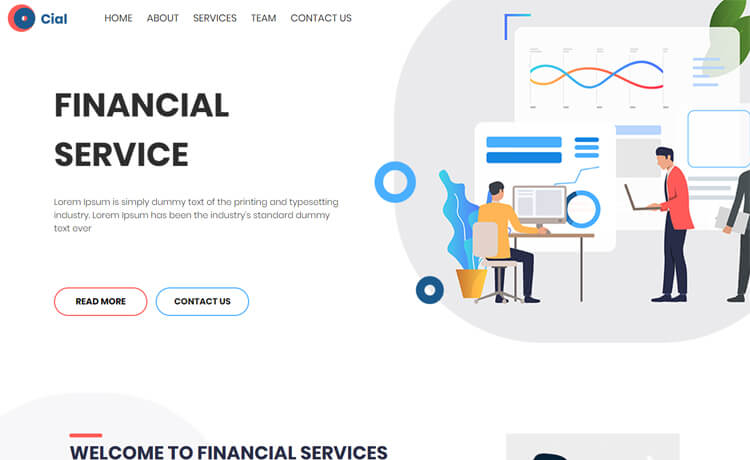 Cial - Free Bootstrap 4 HTML5 Professional Business Website Template