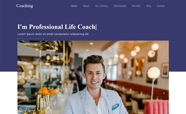 Coaching - Free Bootstrap 4 HTML5 Education Website Template