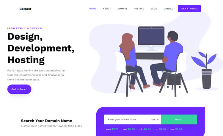 Cohost - Free Bootstrap 4 HTML5 Agency Website Template