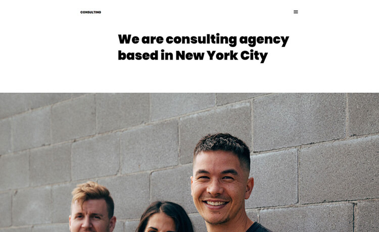 Consulting - Free Bootstrap 4 HTML5 Consultancy Business Website Template