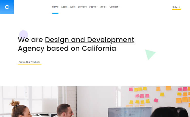 Creative Agency 2 - Free Bootstrap 4 HTML5 Agency Website Template