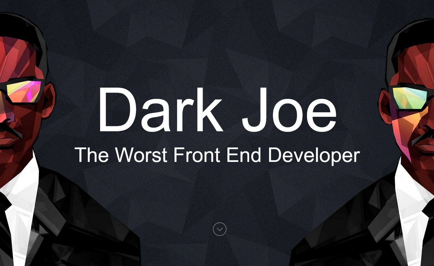 Dark Joe - Responsive One Page Bootstrap Website Template