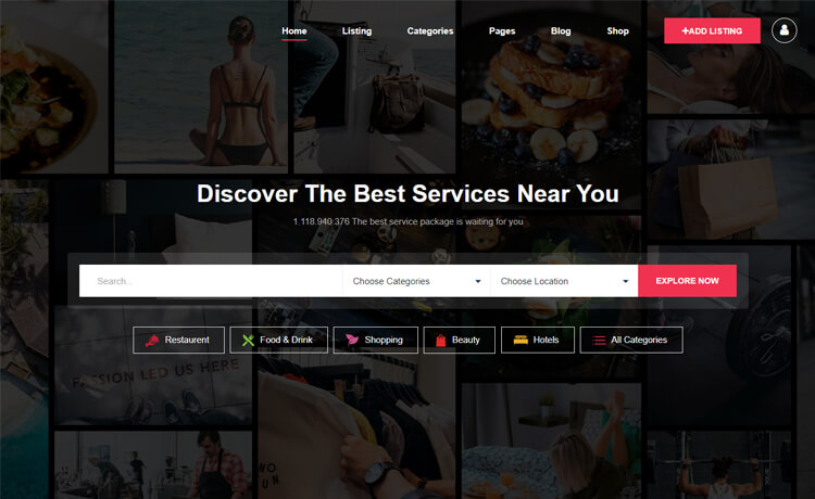 Directing - Free Bootstrap 4 HTML5 Directory Listing Website Template
