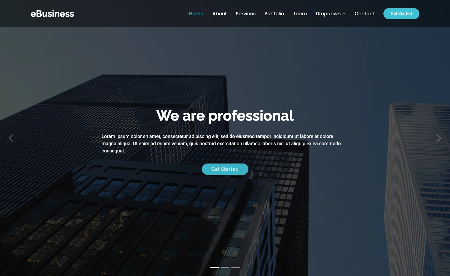 E-business - Multipurpose Business & Corporate Website Template