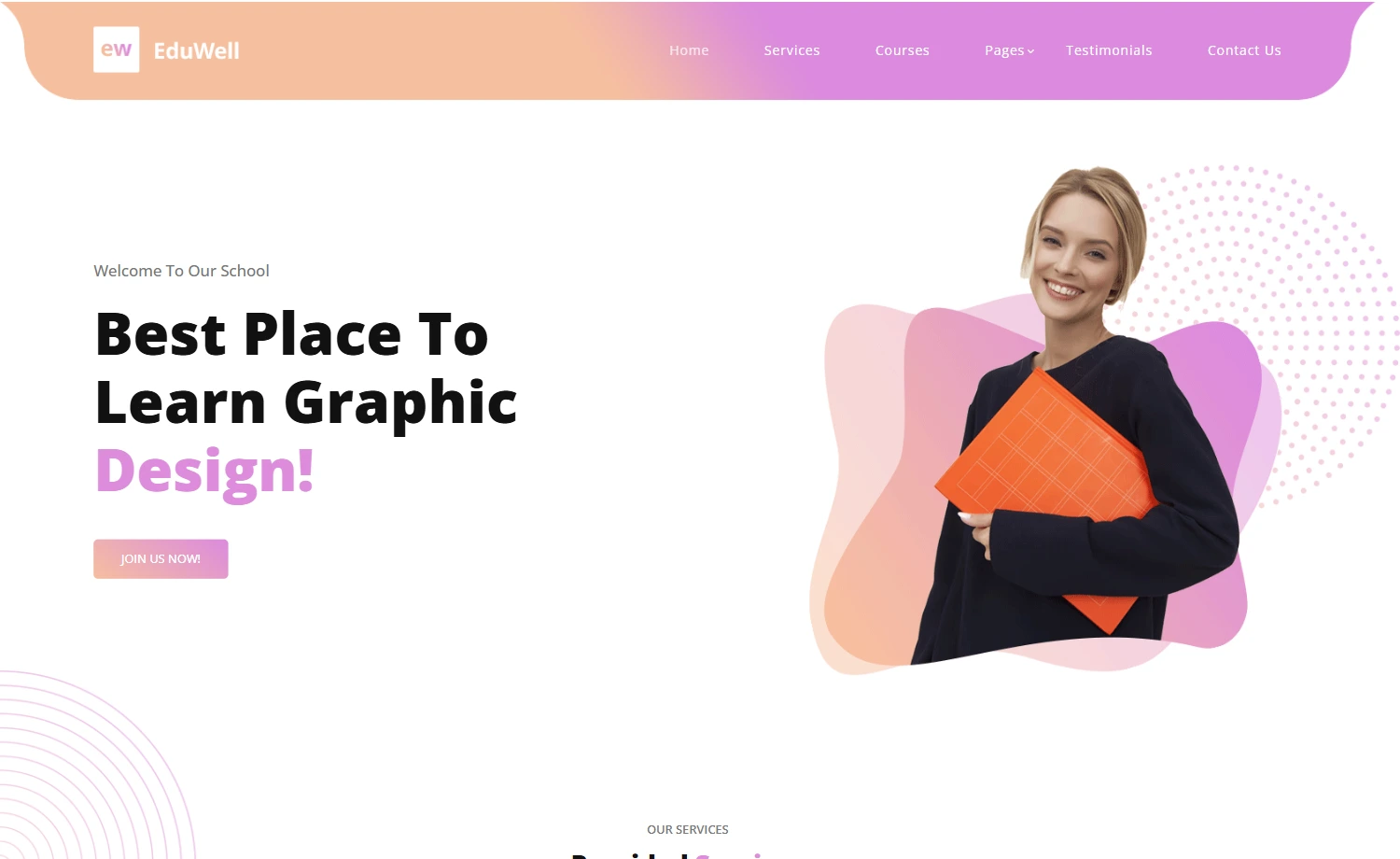 Eduwell - Fully Responsive Free HTML5 Bootstrap 5 Educational Template