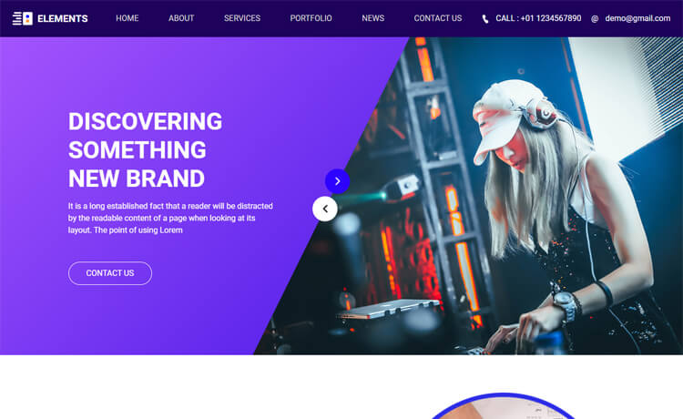 Elements - Free Bootstrap 4 HTML5 Web Design Agency Website Template