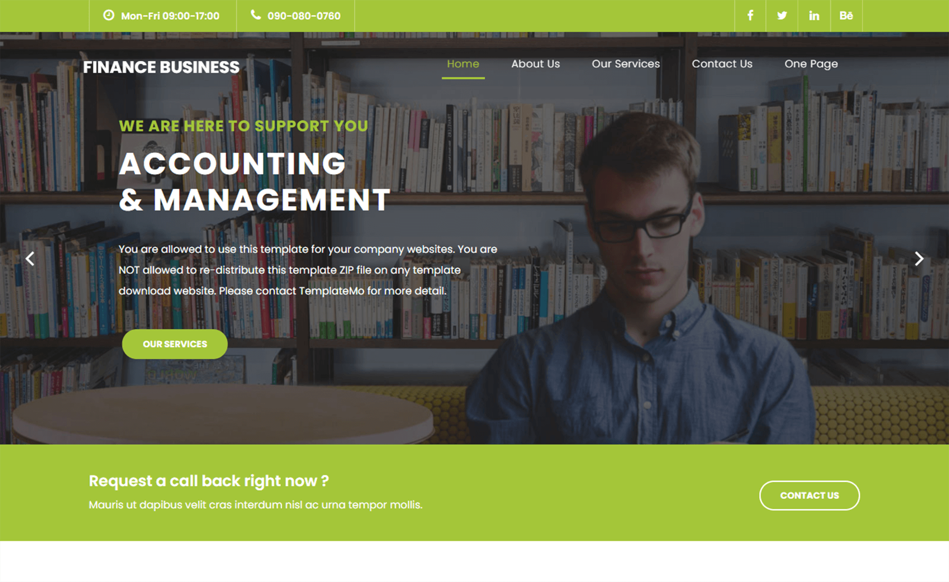 Finance Business - Free Bootstrap 4 Responsive Business Website Template