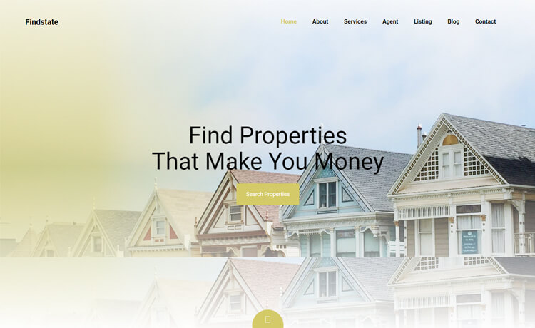 Findstate - Free Bootstrap 4 HTML5 Real Estate Business Website Template