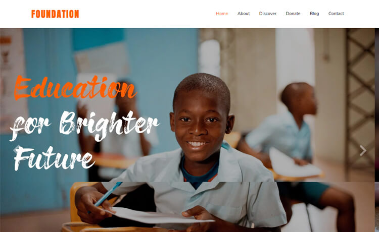 Foundation - Free Bootstrap 4 HTML5 Agency Website Template