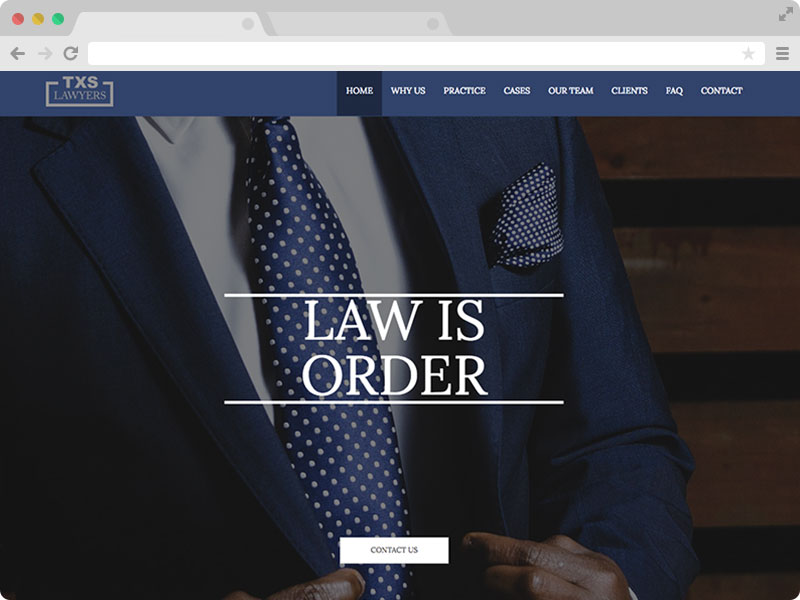 Texas Lawyer - Lawyer Attorney Website Bootstrap Template Free Download