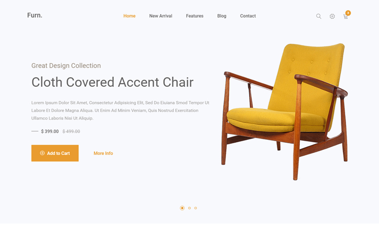 Furn. - Free responsive HTML5 Bootstrap eCommerce website template