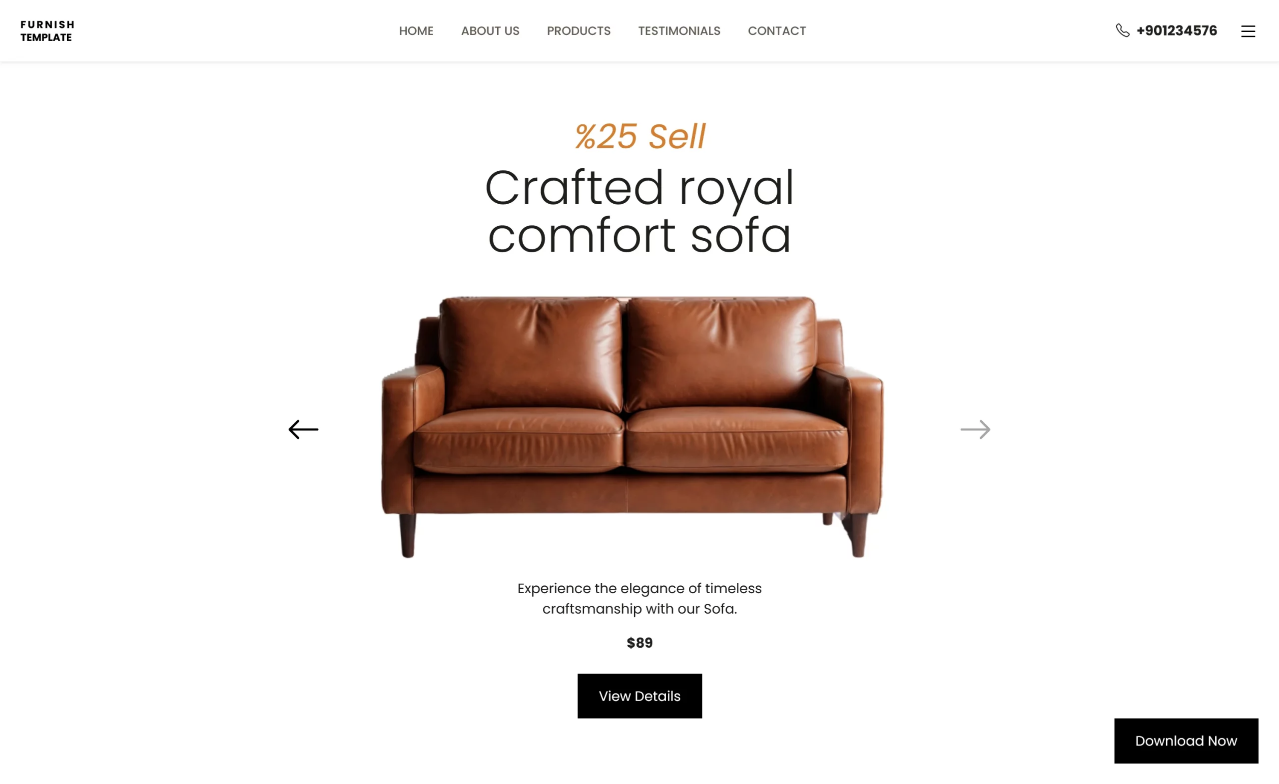Furnish - Free Bootstrap 5 Furniture Website Template