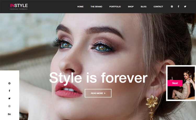 Instylr - Free Bootstrap 4 HTML5 Fashion Website Template