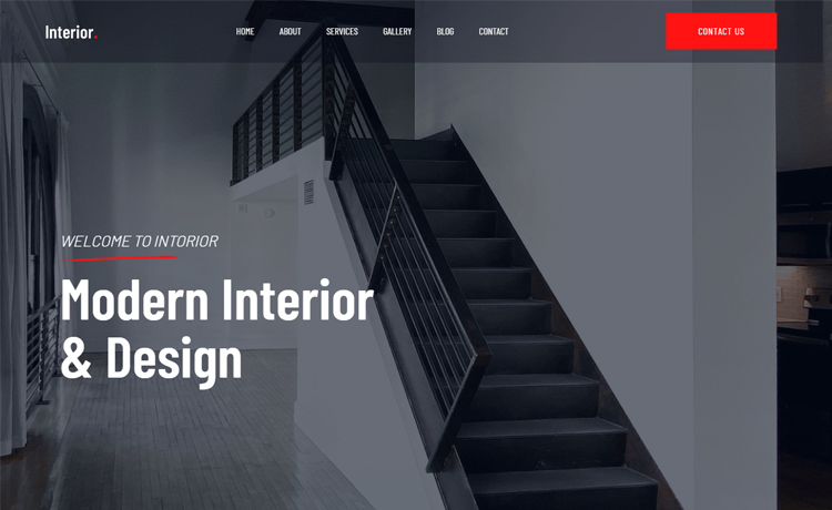 TheInterior - Free Bootstrap 4 HTML5 Interior Design Website Template