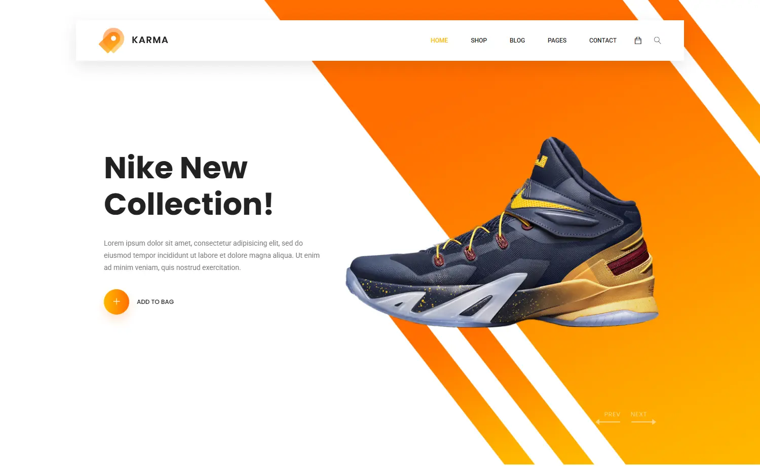 Karma - Free Reponsive Bootstrap 4 HTML5 eCommerce Website Template