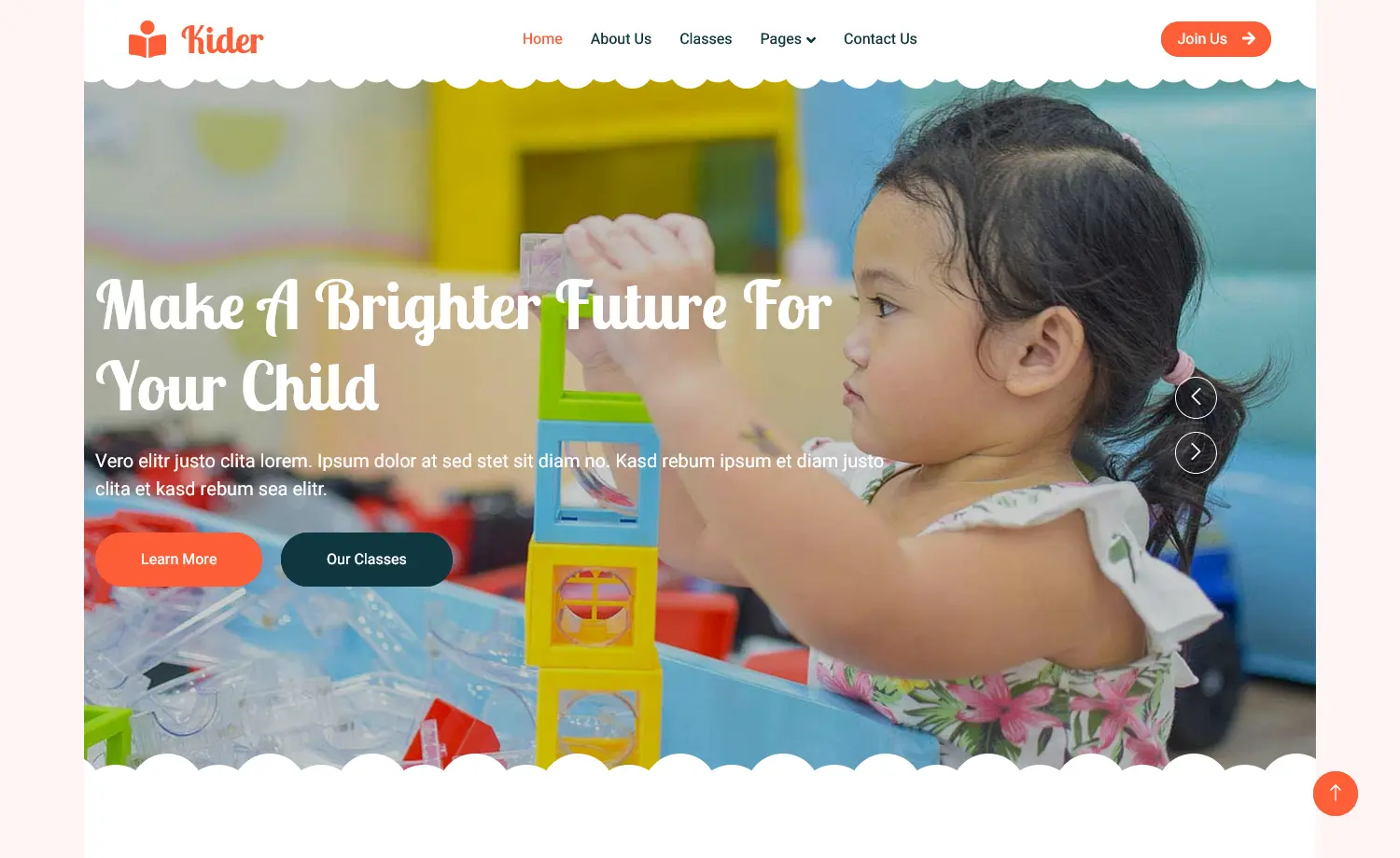 Kider – Free Responsive HTML5 Bootstrap 5 Educational Website Template