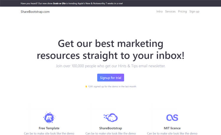 Lander - Free HTML5 Bootstrap 4 Landing Page Template