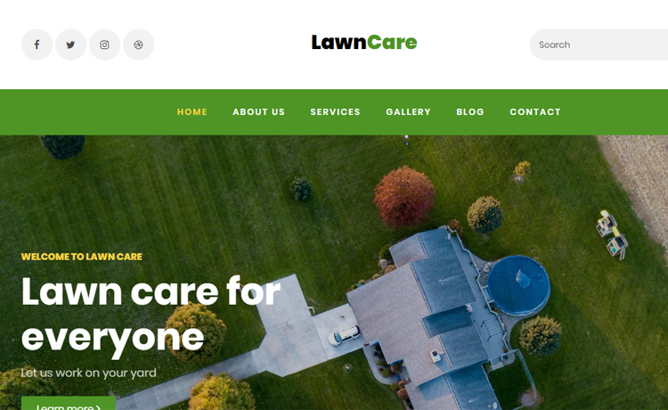 Lawncare - Free Bootstrap 4 HTML5 Lawn Care Website Template