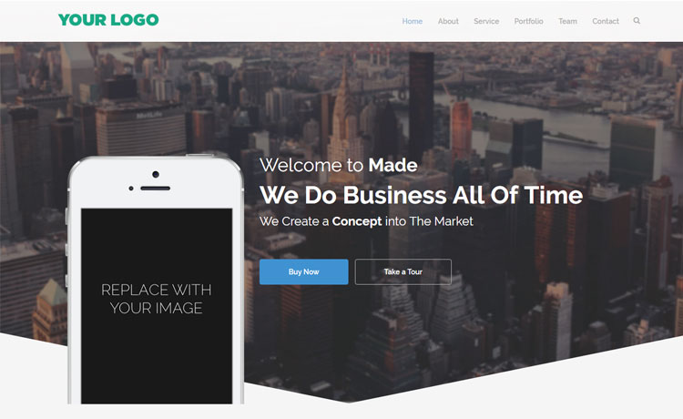 Made Two - A Business HTML5 template Free Download in 2017