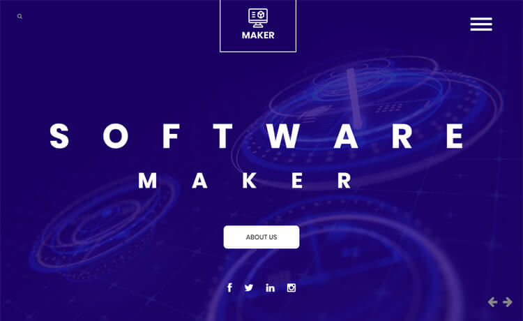 Maker - Free Bootstrap 4 HTML5 Responsive Landing Page Template