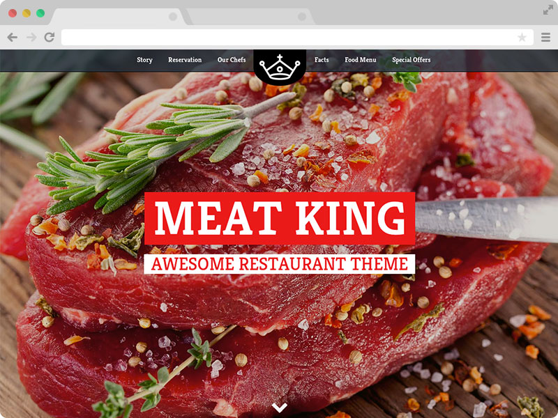 Meatking - A Free Restaurant Website Bootstrap Template