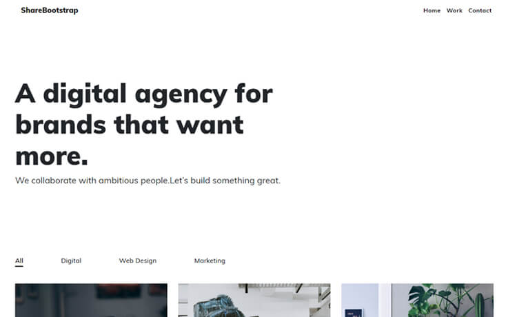 Minimis - Free Bootstrap 4 HTML5 Portfolio Website Template
