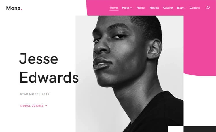 Mona - Free Bootstrap 4 HTML5 Responsive Portfolio Website Template