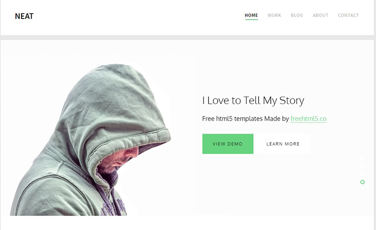 Neat - A Responsive Template for Agency, Portfolio or Freelance Website