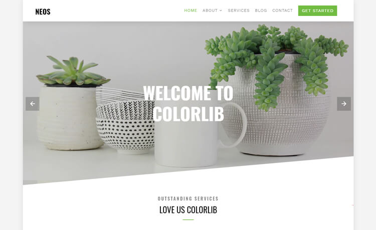 Neos - Free Bootstrap 4 HTML5 Responsive Professional Business Website Template