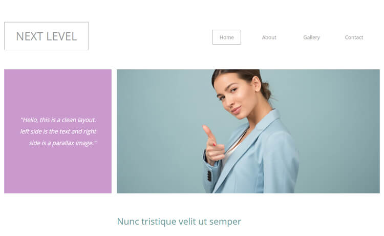 Next Level - Free Bootstrap 4 HTML5 Creative Agency Website Template