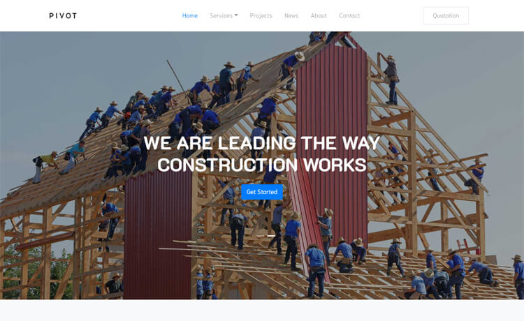 Pivot - Free Bootstrap 4 HTML5 Agency Website Template