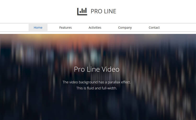 Pro Line - Free HTML5 Bootstrap 4 Agency Website Template