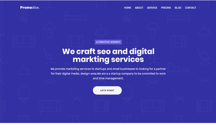 Promodise - Free Bootstrap 4 HTML5 Agency Website Template