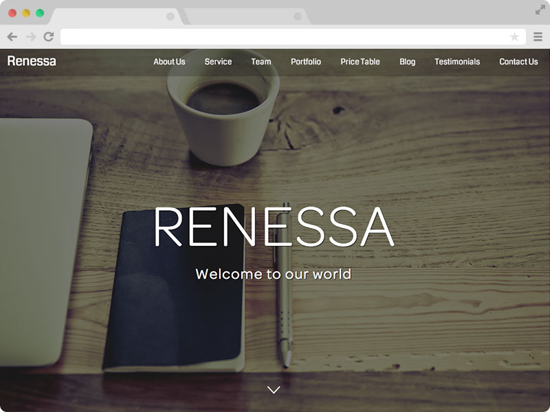 Renessa - A Free Responsive Multipurpose Bootstrap Template for Agency and Personal Website