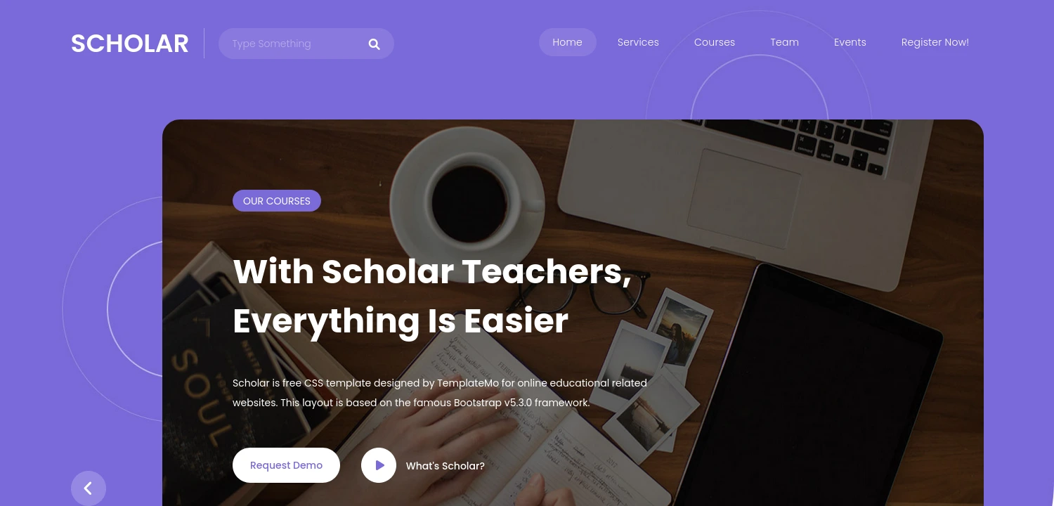 Scholar - Free Bootstrap 5 Educational Website Template
