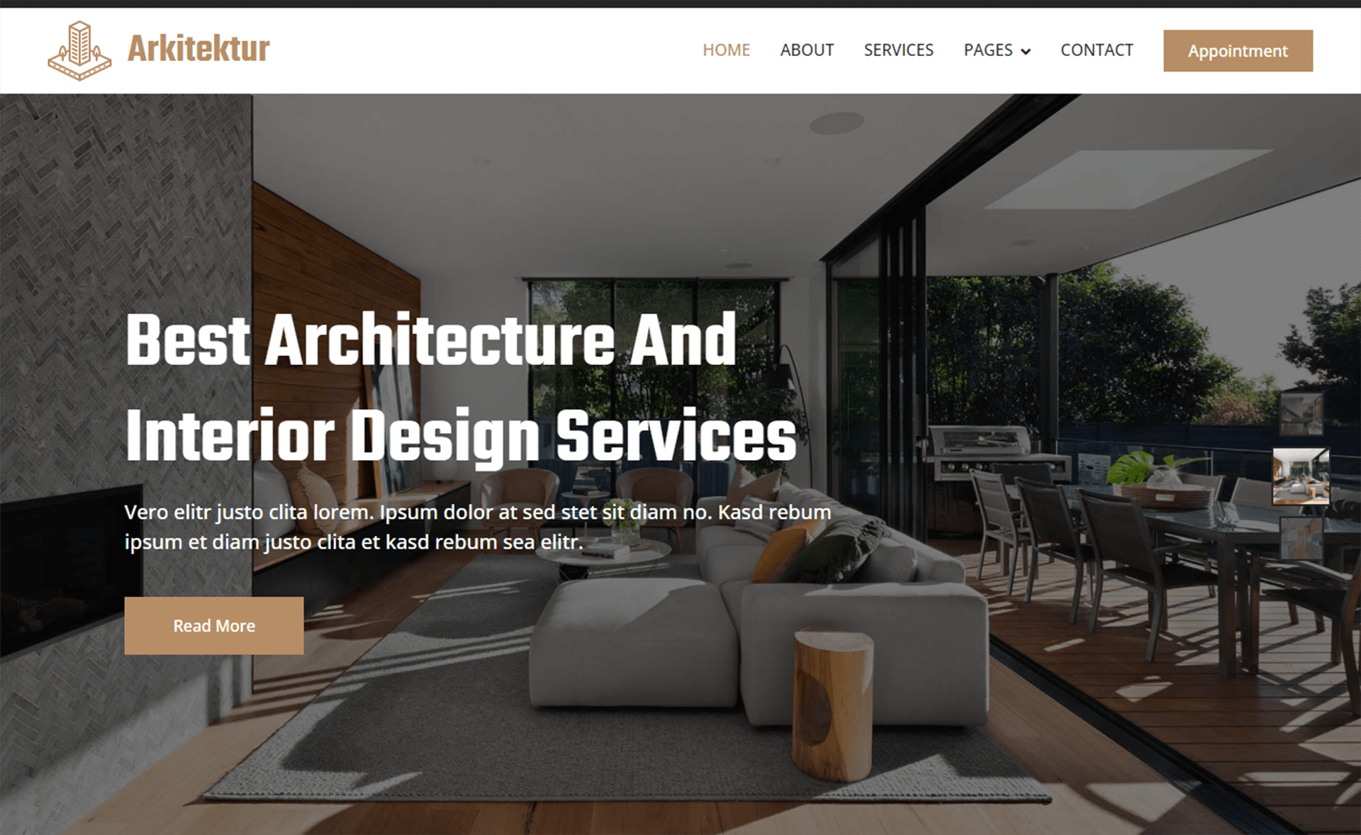 Arkitektur - Free Responsive HTML5 Bootstrap 5 Architecture Website Template