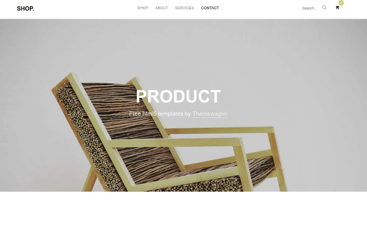Shop - Free Ecommerce HTML5 Template for Responsive Shop Pages
