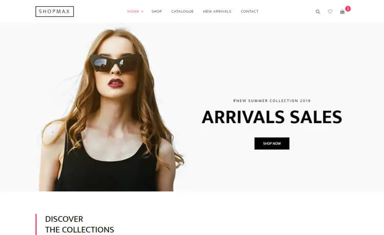 Shopmax - Free Bootstrap 4 HTML5 eCommerce Website Template
