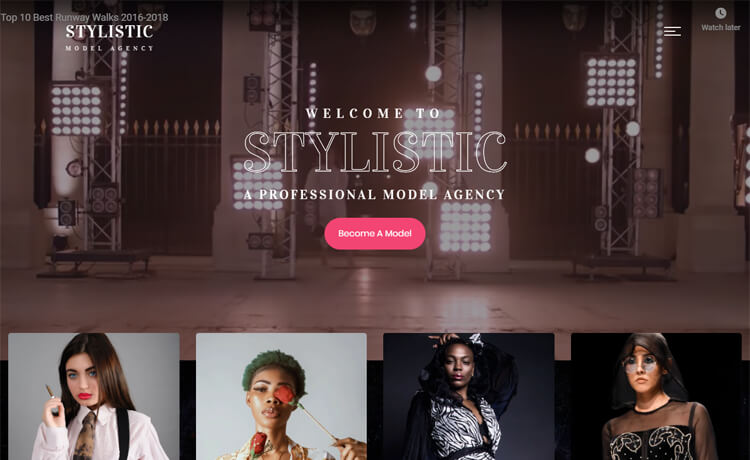 Stylistic - Free Bootstrap 4 HTML5 Agency Website Template