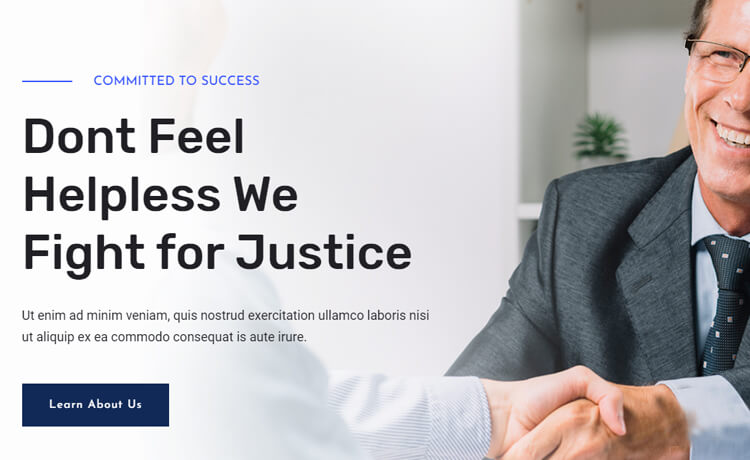 TheLawyer - Free Bootstrap 4 HTML5 Law Firm Website Template