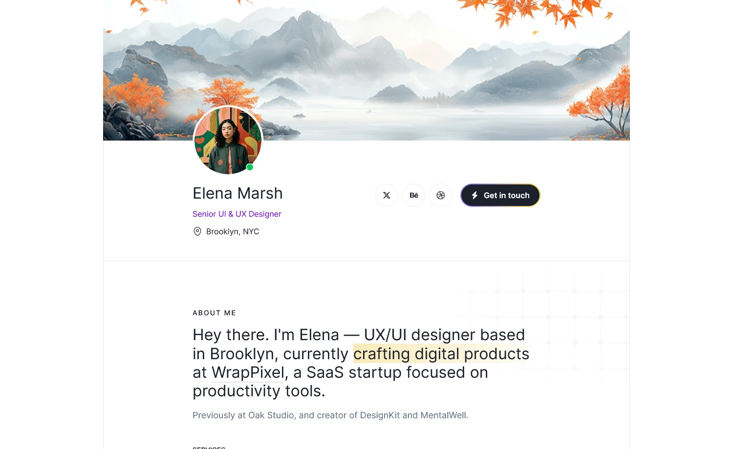 Typefolio - Free Tailwind CSS Next.js Portfolio Website Template