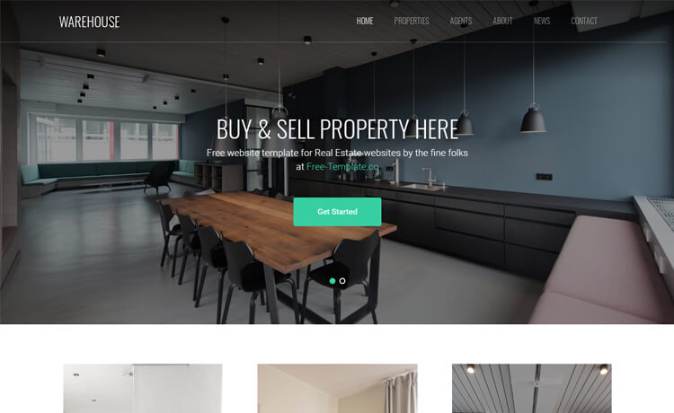 Warehouse - Free Bootstrap 4 HTML5 Agency Website Template