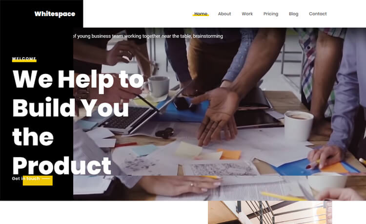 Whitespace - Free HTML5 Bootstrap 4 Responsive Business Website Template